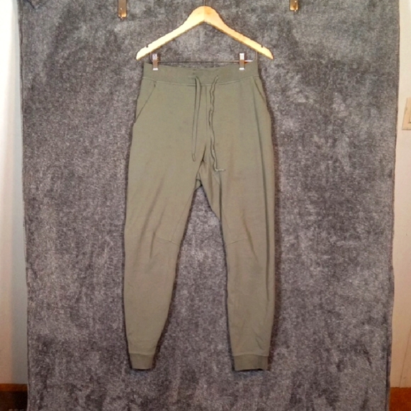 Lululemon City Sweat Jogger Green Mens Size Medium (Fair Condition) - Picture 1 of 12